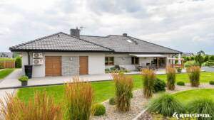 house with beautiful garden