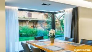 corner window in the kitchen