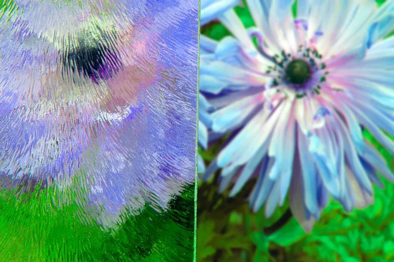 decorative ornamental glass chinchilla