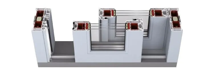 lift and slide door section